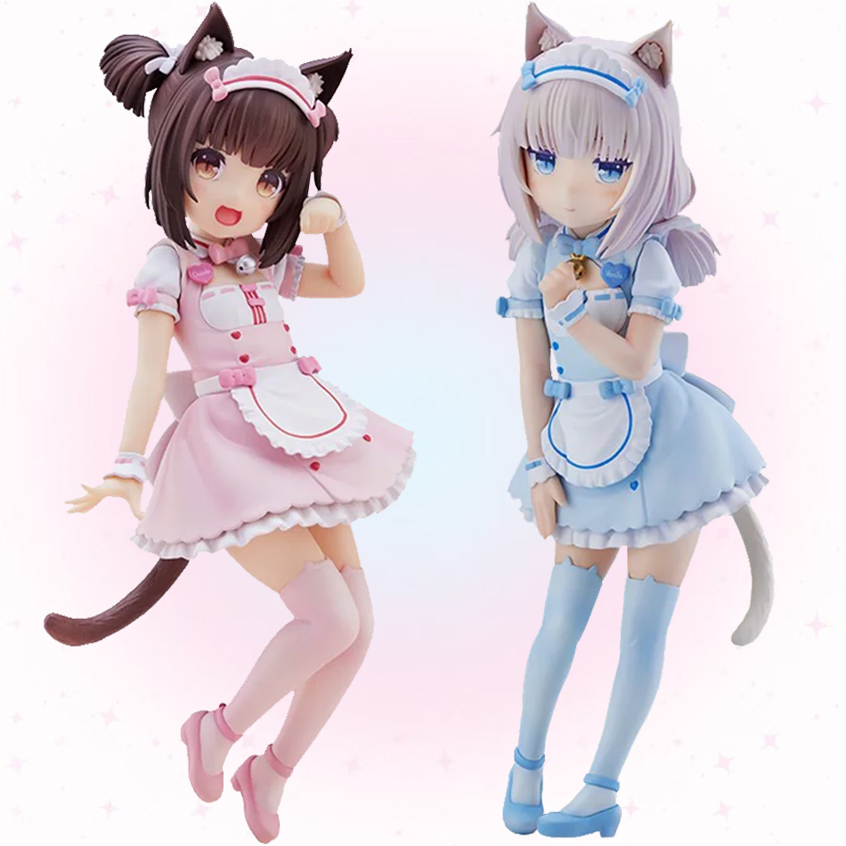 Good Smile Company Figma - 18 センチメートルアニメネコパラフィギュアチョコレートとバニラかわいいスタンドアニメーションモデルおもちゃギフトコレクション装​​飾装飾品 PVC