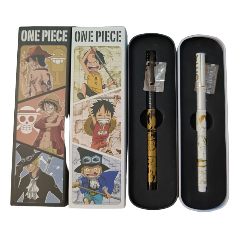 Anime Merchandise Box Set - ワンピース モンキー・D・ルフィ アニメグッズ 漫画 かわいい万年筆 クリエイティブなパーソナライズされたギフトボックス