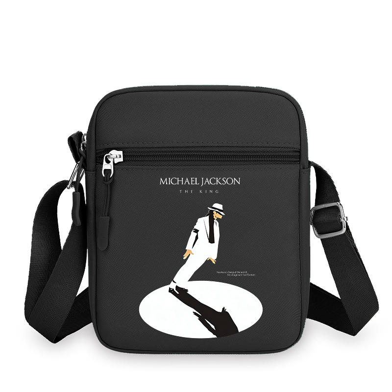 Anime Tote Bag - 男性女性アニメ電話収納ポーチ MJ カジュアルアクセサリーハンドバッグマイケル・ジャクソンファッションクリエイティブクロスボディバッグ誕生日プレゼント