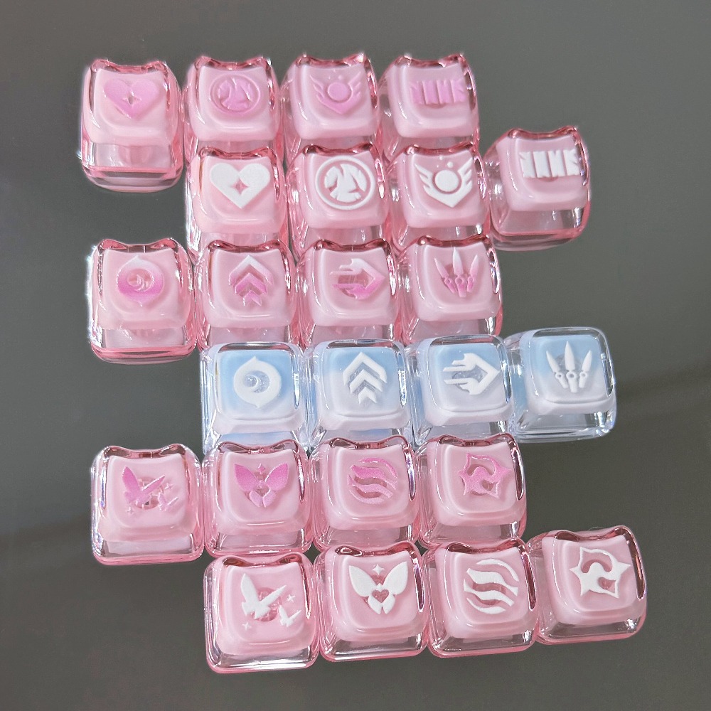 Keycap Artisan Anime - ヴァロラント キーキャップ カスタム クローブ ジェット セージ