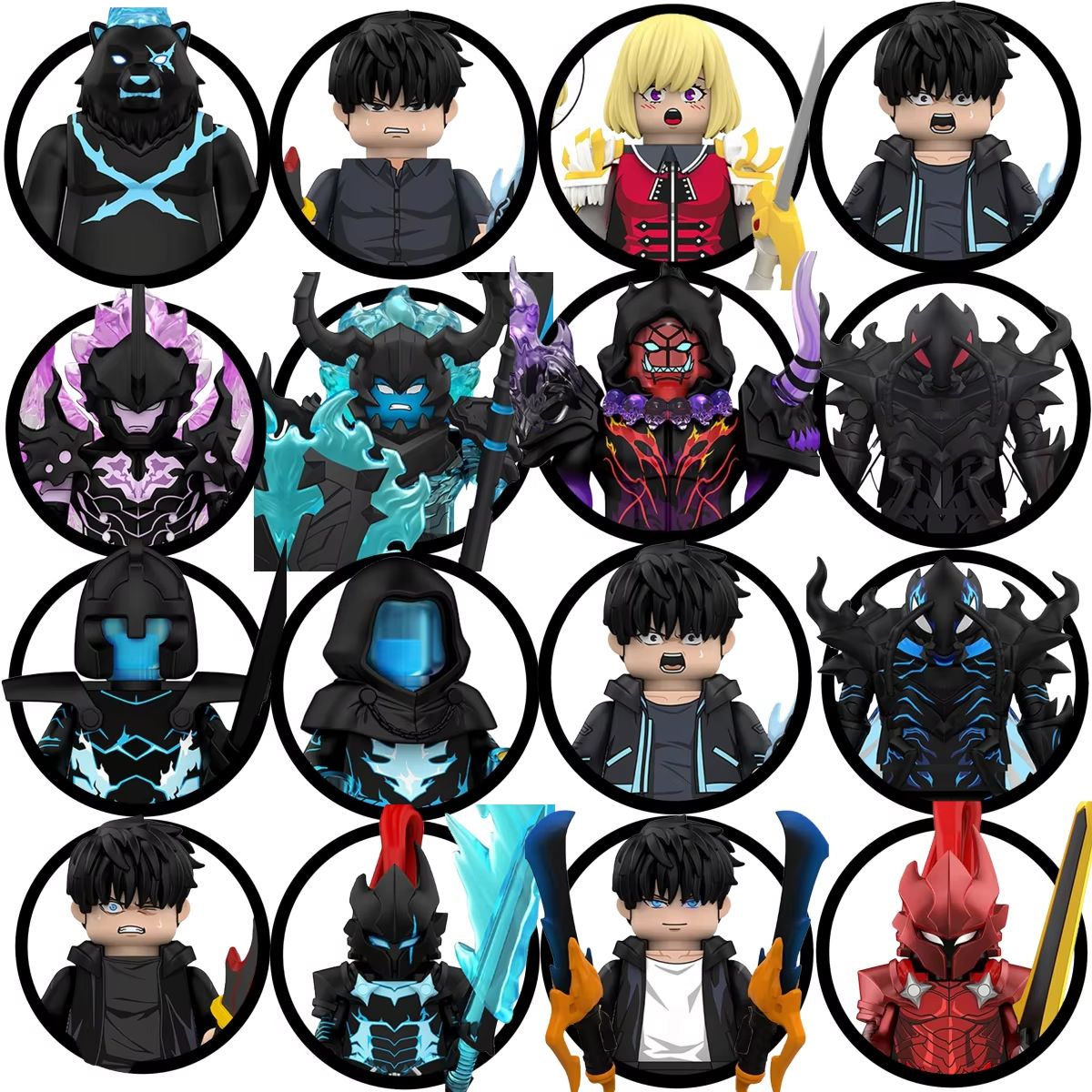 Anime Merchandise Box - ブラインドボックス WM6220 アニメ サン・ジンウ Lグリス・ベリオン・タスク・ファング・ハンター レベルアップ
