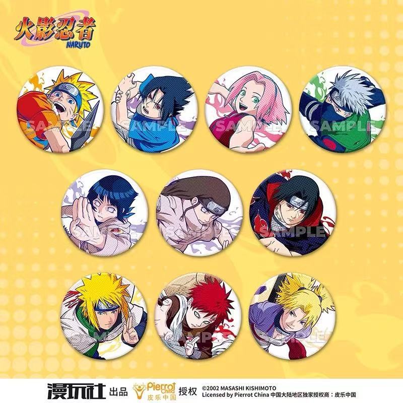 Anime Merchandise Box - オリジナル ナルト スポットシリーズ ブリキバッジ ピン ブラインドボックス