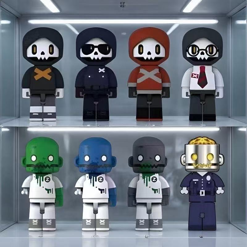 Unique Anime Merchandise - ミスター ボーン第二世代ミニブラインドボックス - かわいいアニメフィギュアグッズ、ユニークなデスクトップ装飾モデル、サプライズギフト