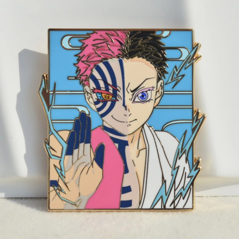 Enamel Pin Set - 鬼滅の刃 阿空学園 エナメルピン メタルブローチ アニメ バックパック