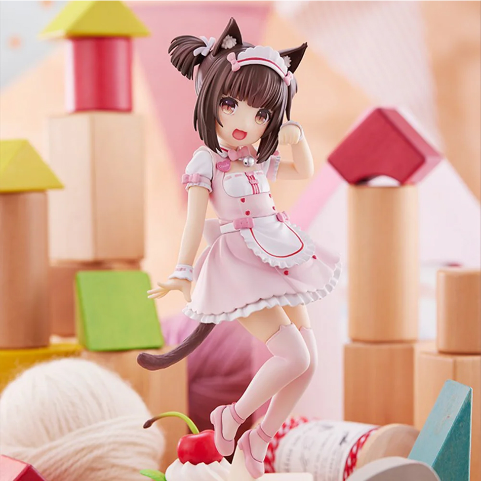 18 センチメートルアニメネコパラフィギュアチョコレートとバ - Good Smile Company Figma のレビューと価格