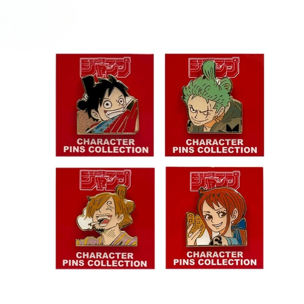 ワンピース公式グッズ、メタルバッジ、ルフィ、ゾロ、ナミのデザ - Official Merchandise Anime のレビューと価格
