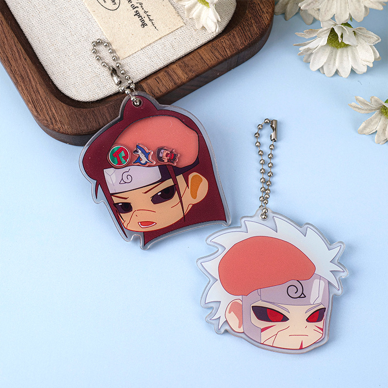 ナルトのアニメグッズ、アクリル製の揺れるキーホルダー。クリエ - Unique Anime Merchandise のレビューと価格