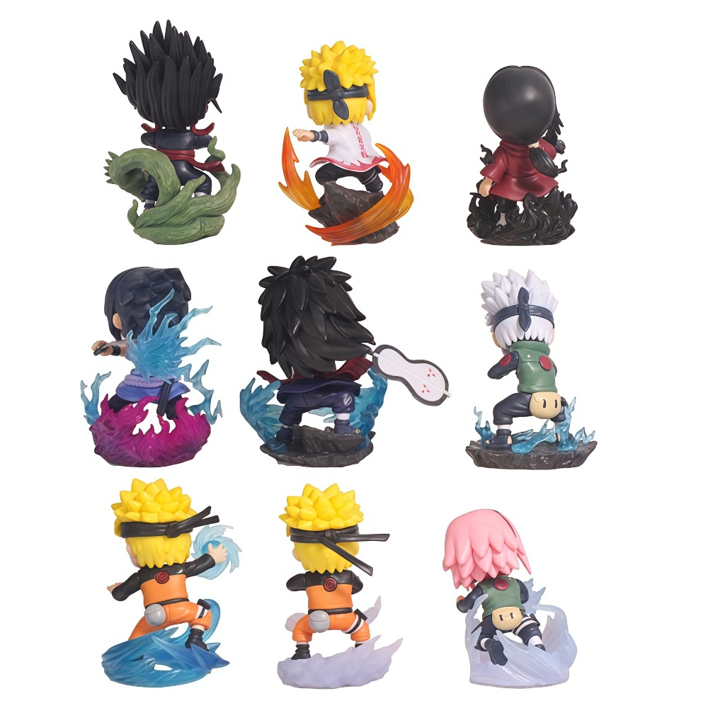 1-9種類のナルトQ版フィギュアブラインドボックス、流行のお - Anime Merchandise Box Set のレビューと価格