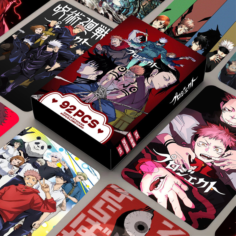 92枚入りカード、呪術廻戦両面カード、LOMOカード、アニメ - Anime Merchandise Box Set のレビューと価格