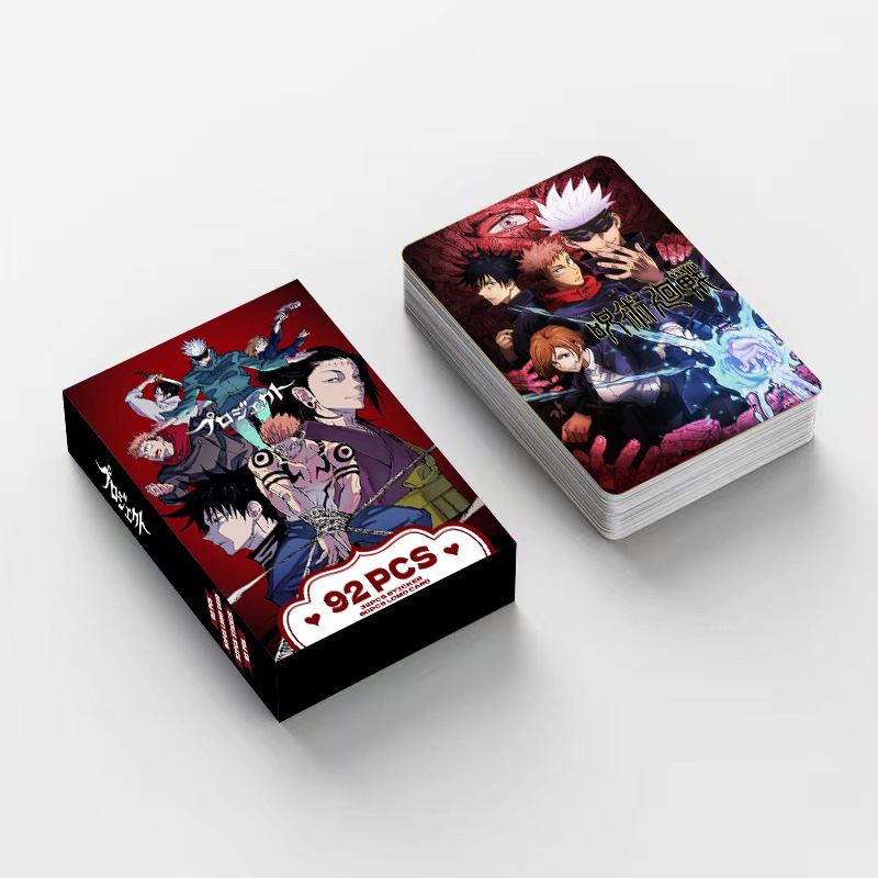 92枚入りカード、呪術廻戦両面カード、LOMOカード、アニメ - Anime Merchandise Box Set のレビューと価格