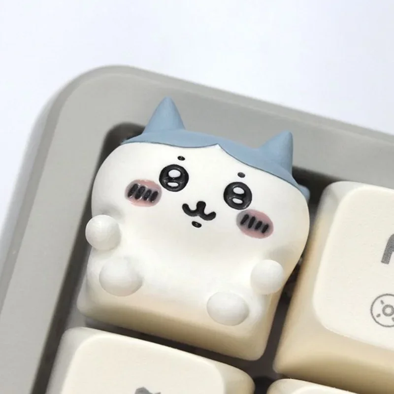 かわいいハチワレチカワメカニカルキーボードキャップアニメうさ - Keycap Artisan Anime のレビューと価格