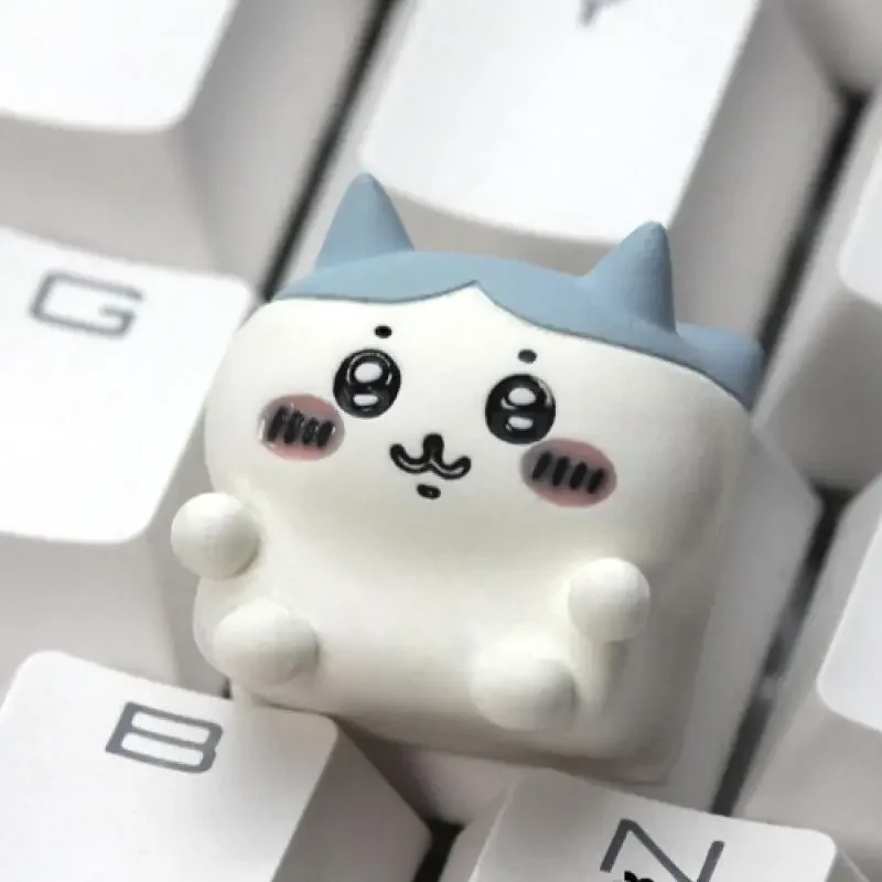 かわいいハチワレチカワメカニカルキーボードキャップアニメうさ - Keycap Artisan Anime のレビューと価格