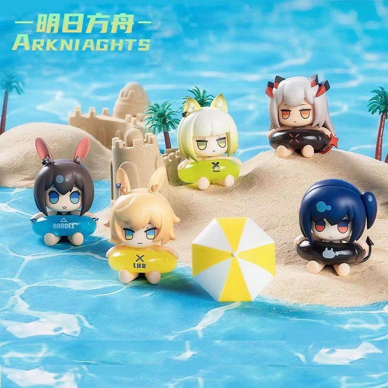 アークナイツビーチパーティーシリーズの5CMフィギュアゲーム - Anime Merchandise Box Set のレビューと価格