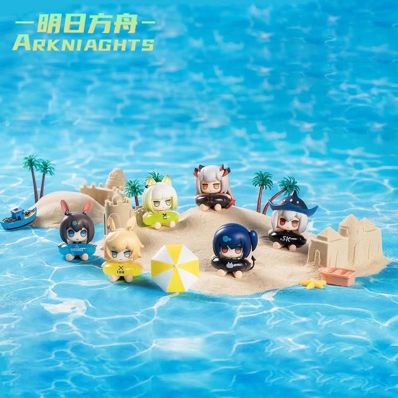 アークナイツビーチパーティーシリーズの5CMフィギュアゲーム - Anime Merchandise Box Set のレビューと価格