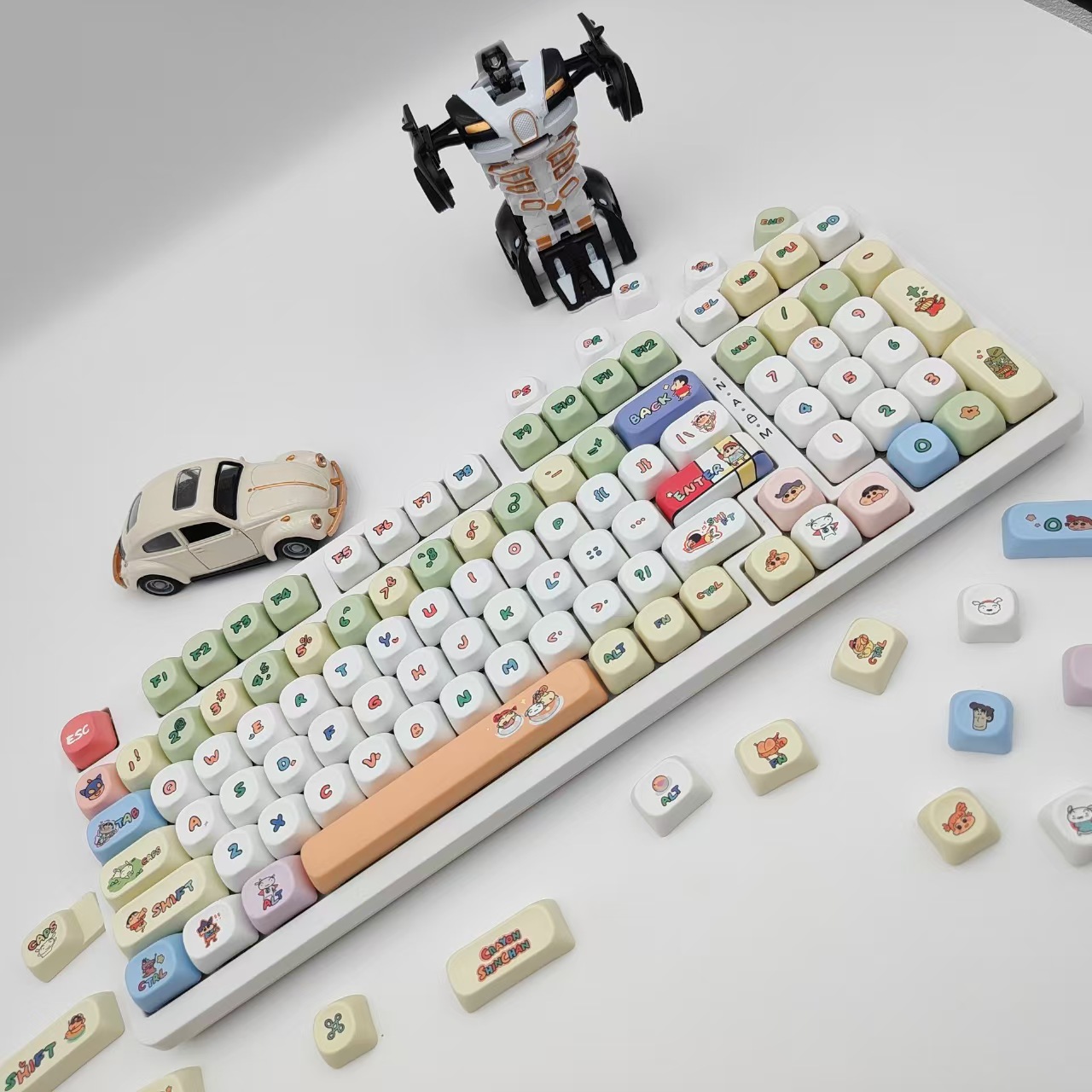 クレヨンしんちゃん MOA キーキャップかわいい漫画スタイル - Keycap Artisan Anime のレビューと価格