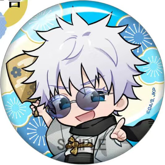 呪術廻戦アニメ公式グッズバッジコレクション 五条悟 金徹 鬼 - Official Merchandise Anime のレビューと価格
