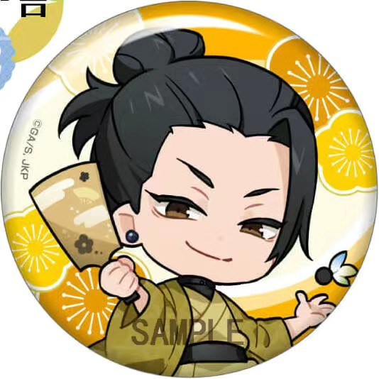 呪術廻戦アニメ公式グッズバッジコレクション 五条悟 金徹 鬼 - Official Merchandise Anime のレビューと価格