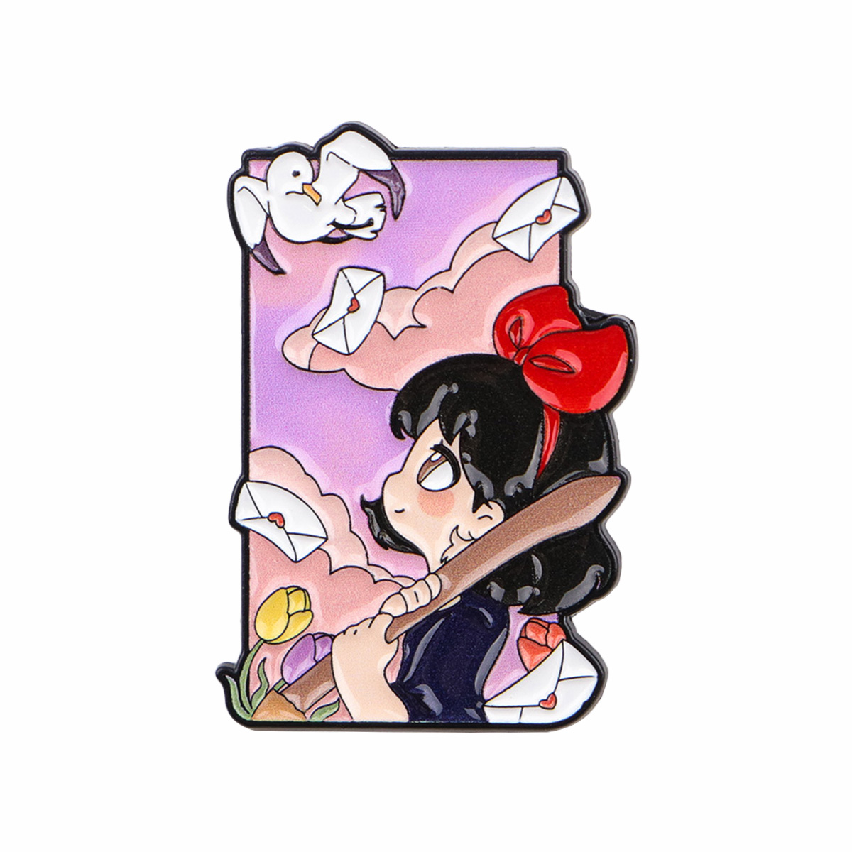 ヒーリングアニメシリーズエナメルピンお土産ラペルバッグピンか - Enamel Pin Set のレビューと価格