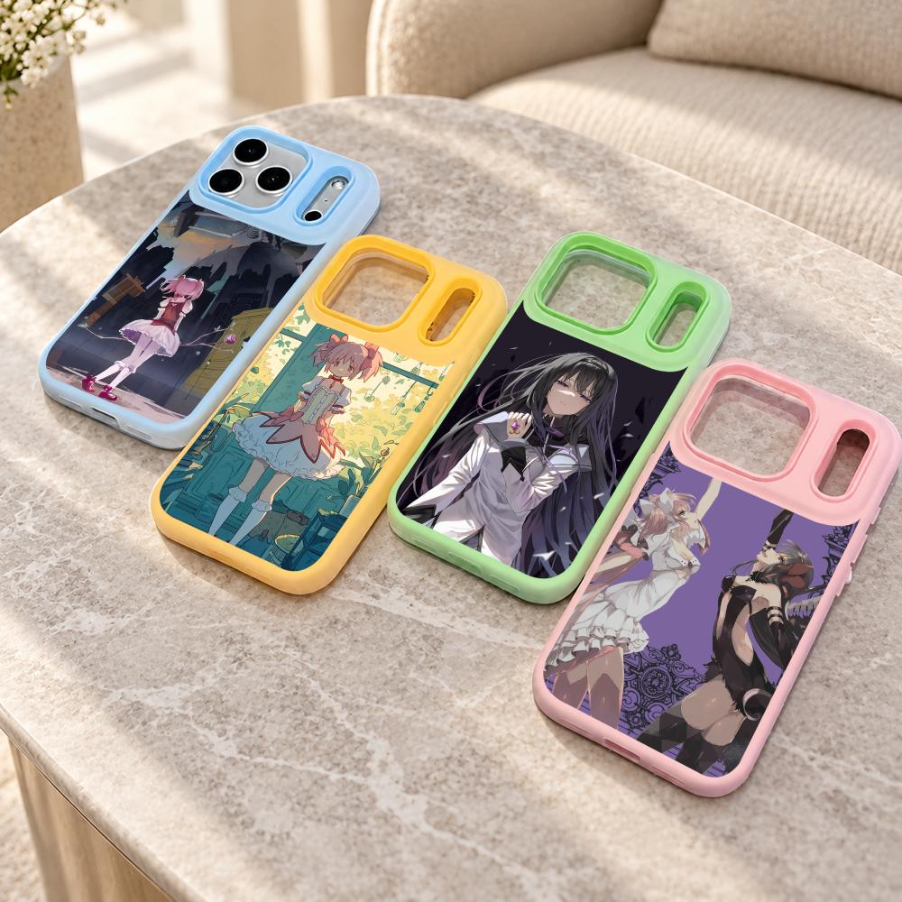 アニメ「魔法少女まどか☆マギカ」の可愛い女の子が描かれたiP - Phone Case Anime のレビューと価格