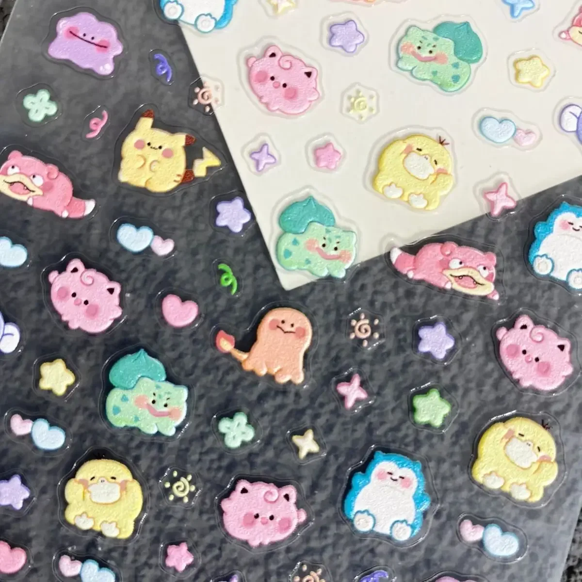 パケムピカチュウネイルステッカー5Dエンボスネイルアートステ - Anime Merchandise Nepal のレビューと価格