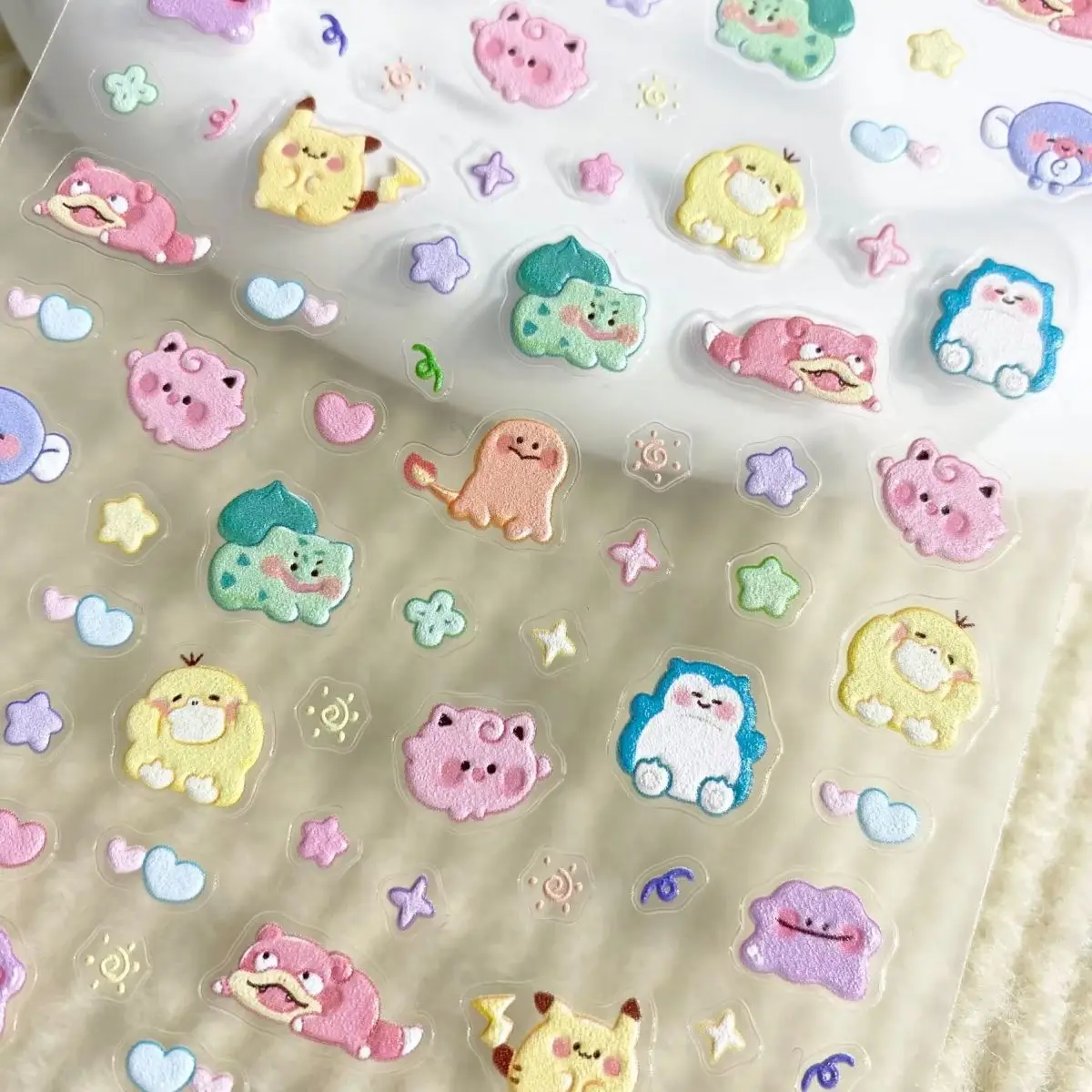パケムピカチュウネイルステッカー5Dエンボスネイルアートステ - Anime Merchandise Nepal のレビューと価格