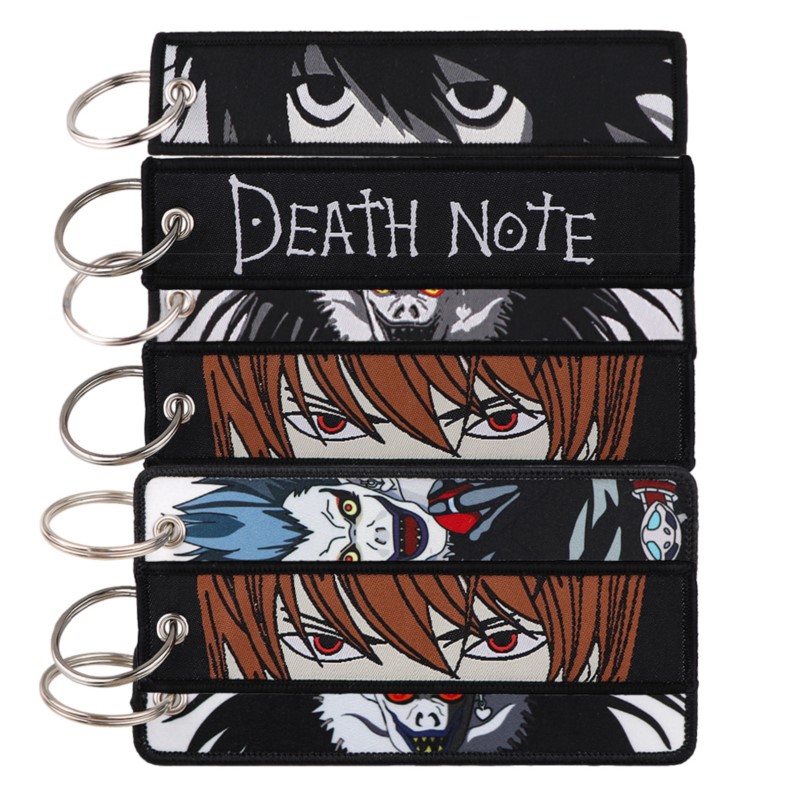 クールなダークミステリーアニメのポートレート刺繍キータグスト - Anime Tote Bag のレビューと価格