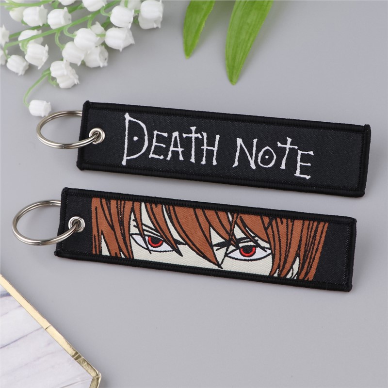 クールなダークミステリーアニメのポートレート刺繍キータグスト - Anime Tote Bag のレビューと価格